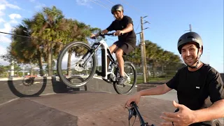 My First Jump On A Mountain Bike Since My Accident!