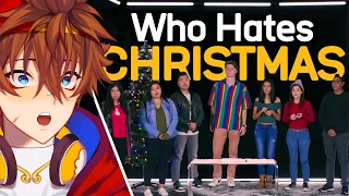 6 Christmas Lovers Vs. 1 Secret Stooge | Kenji Reacts