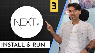 Install Next.JS & Run Hello World Program | Next.JS Tutorial For Beginners In Hindi #3: