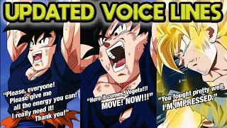 UPDATED VOICE LINES! LR SSJ3 GOKU & SSJ2 VEGETA STANDBY & FINISH SKILLS! Dragon Ball Z Dokkan Battle