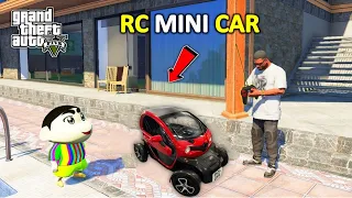 Franklin bought A NEW RC MINI CAR for Shinchan in GTA 5 Tamil I GTA 5 Mods | Snakebabuplays