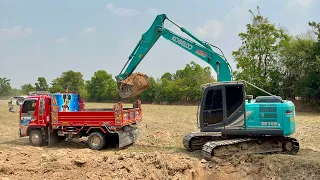 KOBELCO SK159LC-11 Loading Dump Truck 5-Ton EP.3