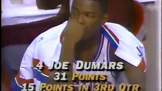 Joe Dumars 33 pts vs Pacers (1991)