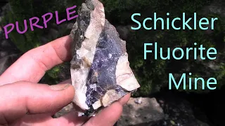 Rockhounding at the Schickler Fluorite Mine in Wilberforce Ontario for Crystals, Gems and Minerals.