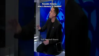 Ronaldo debate: Keane's response to Bonucci and Chiellini 😂