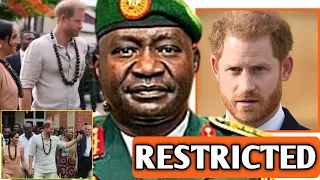 RESTRICTED! Nigeria Defense Chief Restricts Harry & Meg During Visit To Nigeria For Invictus Games