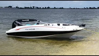 Review of the 2020 Tahoe 2150 Deck Boat with Fishing Package