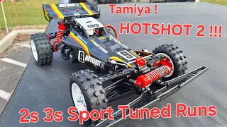 NEW ! Tamiya HOTSHOT 2 2024 2S,3S Speed Run Sport Tuned #rc #rccar #hobby