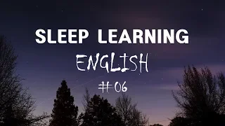 ★ Sleep Learning English ★ Listening Practice, With Music #06