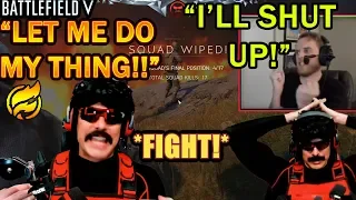 DrDisrespect FIGHTS With HUTCH Over BAD Callouts In BFV Firestorm!   Triple Threat Challenge Duos!