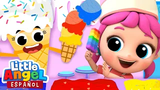 ¿De qué sabor te gusta tu Helado? 🍨 | Canciones Infantiles | Little Angel Español - Bebé Juan