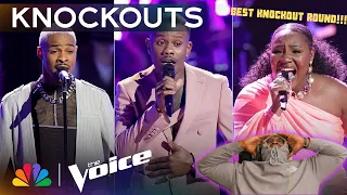 Mac Royals, Taylor Deneen and Brandon Montel Unbelievable Knockout | The Voice  (REACTION!!!)