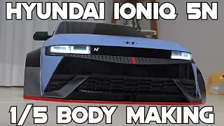 RC Car 3D Printed Body Making - Hyundai IONIQ 5N Rally