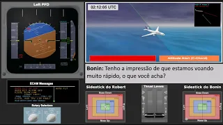 AIR FRANCE 447 - ANIMAÇÃO + TRANSCRIÇÃO DO GRAVADOR DE VOZ