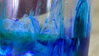 Alcohol Ink Drips into Deep Resin Molds  | 454