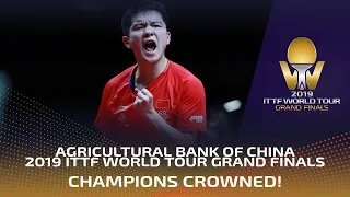 Chen Meng & Fan Zhendong crowned champions | 2019 ITTF Grand Finals