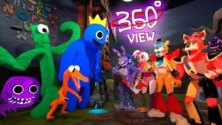 Rainbow Friends VS Five Nights at Freddy's 360° Animation.