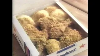 Hardees Fried Chicken Commercial from 1992