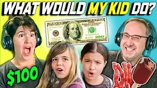 CAN PARENTS GUESS WHAT THEIR KID DOES WITH 100 DOLLARS? Ep. # 2