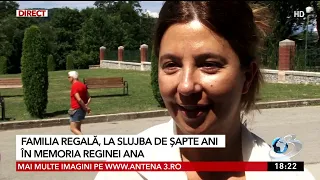 Familia regală, la slujba de şapte ani în memoria Reginei Ana