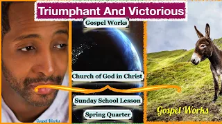 Triumphant And Victorious, #COGIC #Sunday #School #Lesson, 3/17/24, Matthew 21:1-11, Zechariah 9:9.