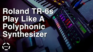 Roland TR-6S // Play like a polyphonic Synth // Melodic Performance #3