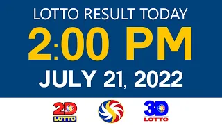 Lotto Results Today July 21 2022 2pm Ez2 Swertres 2D 3D 6D 6/42 6/49 PCSO