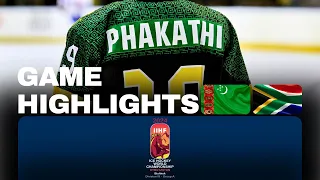 HIGHLIGHTS | Turkmenistan vs. South Africa | 2024 #IIHFWorlds Division 3A