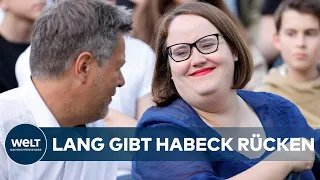 Filz-Affäre im Wirtschaftsministerium: Ricarda Lang nimmt Robert Habeck in Schutz
