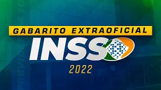 CONCURSO INSS 2022 - GABARITO AO VIVO - AlfaCon