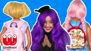 Princess Olivia and Esme School Bag Mix up!🎒 - Princesses In Real Life | Kiddyzuzaa Jr - WildBrain