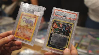 Buying Zards All Day! Dallas Card Show Trade Night Part 2
