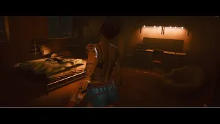 Cyberpunk2077 21:9 4к  Замут с Джуди(розовые дела) Погружение и история детства Джуди.