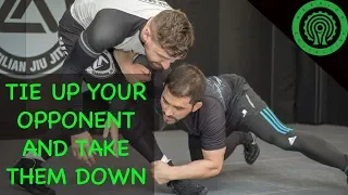 How Elite Wrestlers Ankle Pick from the Russian Tie for BJJ / MMA