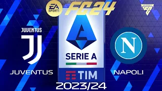 FC 24 Juventus vs Napoli | Serie A 2023/24 | PS5 Full Match