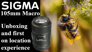 How to USE the Sigma 105mm Macro lens on LOCATION and my initial images #photography