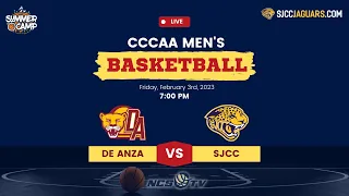 De Anza vs San Jose City College Men's Basketball LIVE 2/3/23