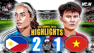 HEARTBREAKING WIN | Philippines vs Vietnam Women's Football Highlights | SEA Games 2023 Cambodia