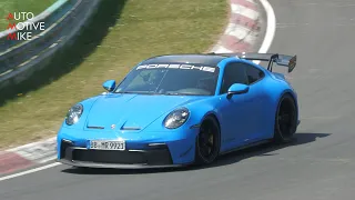 MANTHEY PORSCHE 992 GT3 PUSHING HARD ON THE NÜRBURGRING