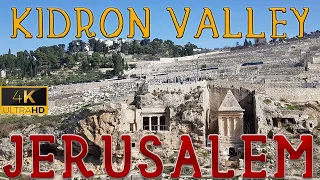 Kidron Valley Shadow of Death - Tomb of Avshalom, Zechariah, Benei Hezir- Valley of Hinnom JERUSALEM