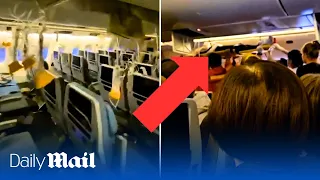 Inside Singapore Airlines plane that suffered deadly turbulence