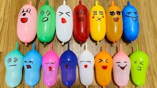 The shocking secret to making hilarious slime with long balloons | Satisfying slime videos