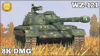 WZ-121 ☆ 8K Damage ☆ 4 Kills ☆ World of Tanks Blitz