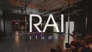 RAI studio. Pole Dance group performance (Pony)