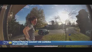 Lexington man says porch pirate stole Christmas present for his little boy