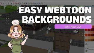 Easy Webtoon Background Tips with Acon3D!