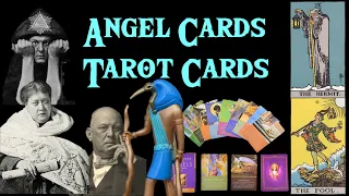 Angel Cards & Tarot Cards / Satanic Free Mason Egyptian Hermetic origin of card readings divination