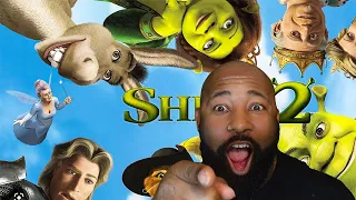 Shrek 2  Movie Reaction First Time Watching.... OMG THIS WAS FUNNY!