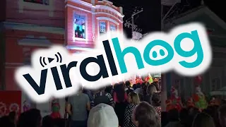 Holiday Balloon Ceremony Causes Power Outage || ViralHog