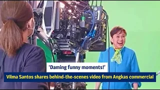 ‘Daming funny moments!’ Vilma Santos shares behind-the-scenes video from Angkas commercial